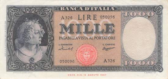 1000 Lire 1959 p.88c